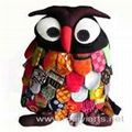 3usd/1pcs own design , handmade , 100% cotton owl bags 2