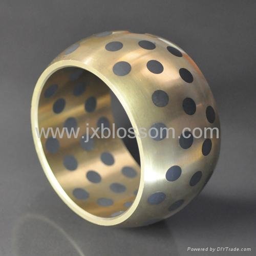 Spherical bearing bronze bushing