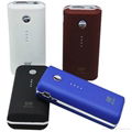 portable power bank 5000mAh LED lighting function external battery charger 2