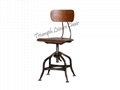 Mid-Century Modern Wood Stool/Vintage Toledo Chair/Toledo Replicas