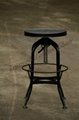 Classic Vintage Inspired Draftsman's Chair/Round Seat Metal Toledo Stool/Galvani 2