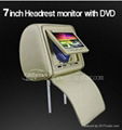 7 inch car headrest monitor with dvd