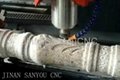 CNC Engraving Router Machine with Rotary Axis For Coloum Shape 3