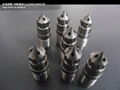 Tungsten hot runner nozzle tip