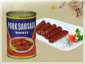 Pork Beef Chicken Sausage (canned food)
