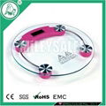 HIGH CAPACITY GLASS BATHROOM SCALE 12A 1