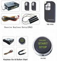 2013 New Auto Car Vehicle Passive Keyless Entry PKE Security Alarm System With C 1