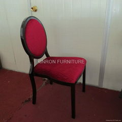 Iron Imitated Wood Chair 