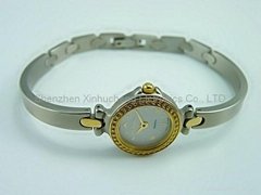 stainless steel women's watch