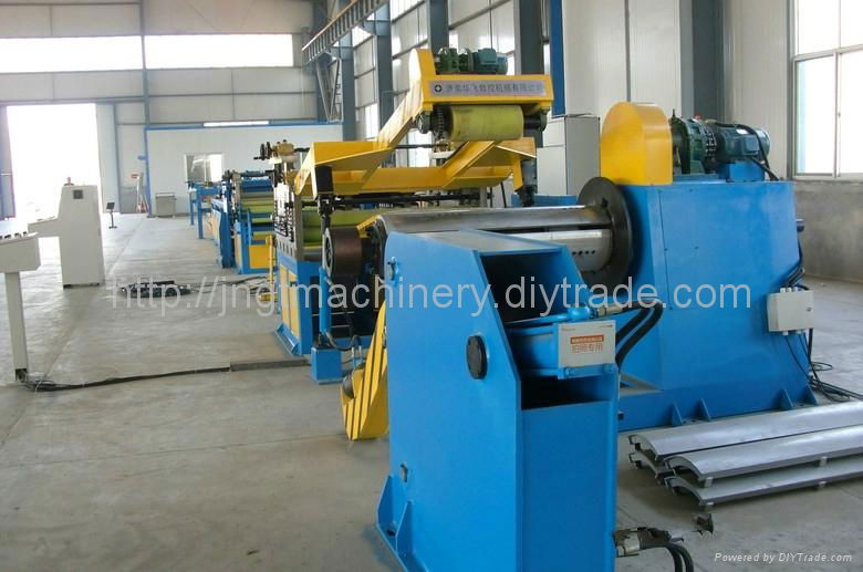 uncoiling line /shearing leveling /cut to length line 2