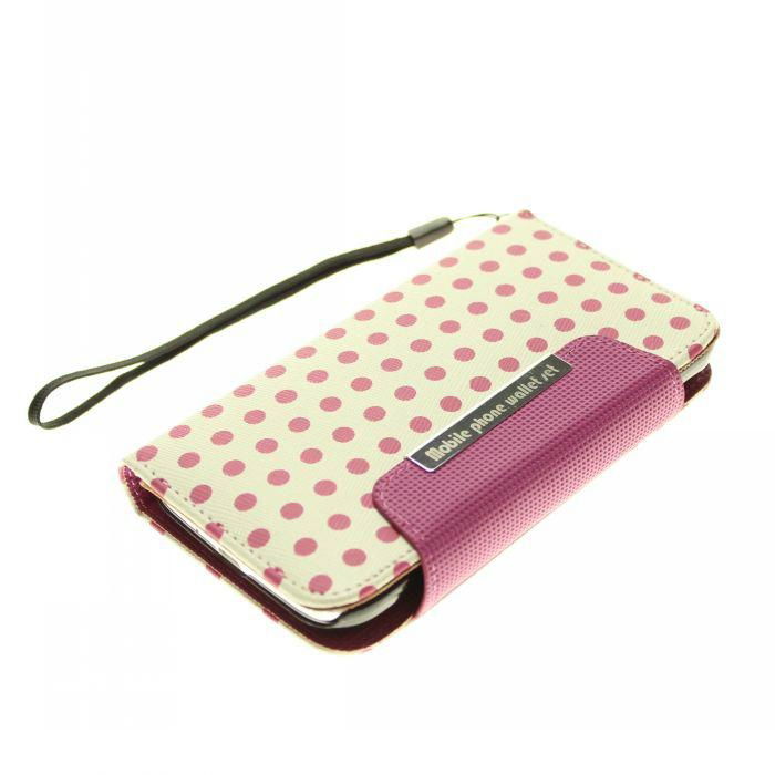 magnetic 2in1 dot leather case for Samsung galaxy S4 i9500 5
