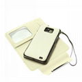 2in1 magnetic leather wallet case for samsung galaxy S2 i9100  2