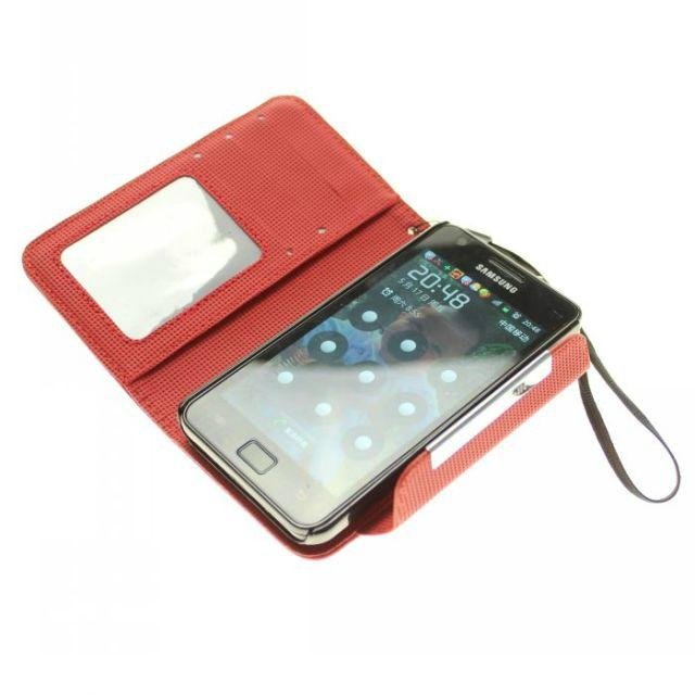 2in1 magnetic leather wallet case for samsung galaxy S2 i9100  5