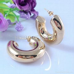 Most popular Stainless Steel earrings18k gold earrings hoop earrings