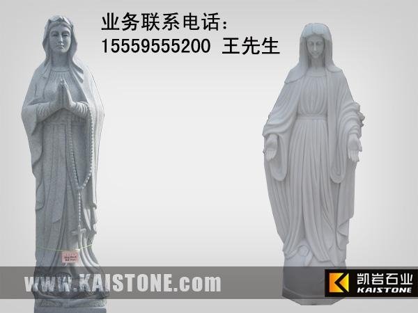 石雕聖母瑪利亞雕像