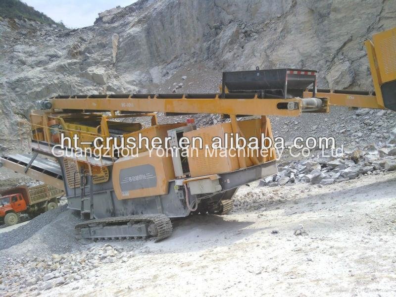 YR Hot Sale Mobile Jaw crusher plant   3