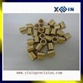 OEM CNC turning stainless steel parts with plating