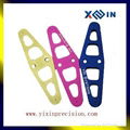 OEM cnc machined part, cnc milling color anodized aluminum small parts 1