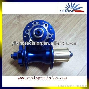 •	ISO9001 high quality aluminum 6061 cnc lathe turning parts and blue anodized p