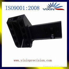 professional nonstandard milled and black anodized aluminum parts