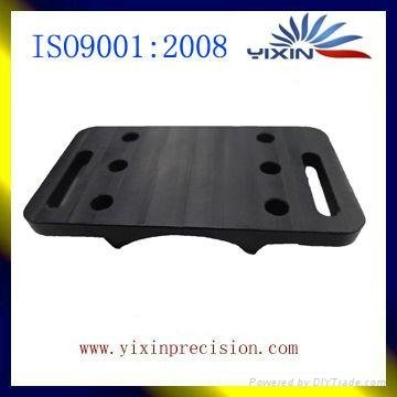 high precision cnc turning and milling black anodized aluminum auto component pa 3