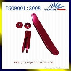 hot selling red anodized aluminum parts