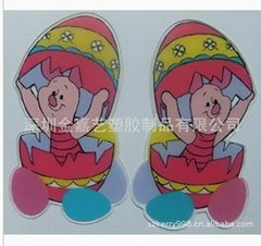 PVC jelly sticker decoration