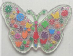 Butterfly onion powder jelly sticker