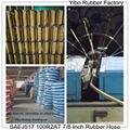 SAEJ517 100R2AT 3/8” Hydraulic Rubber Hose of High Pressure 5