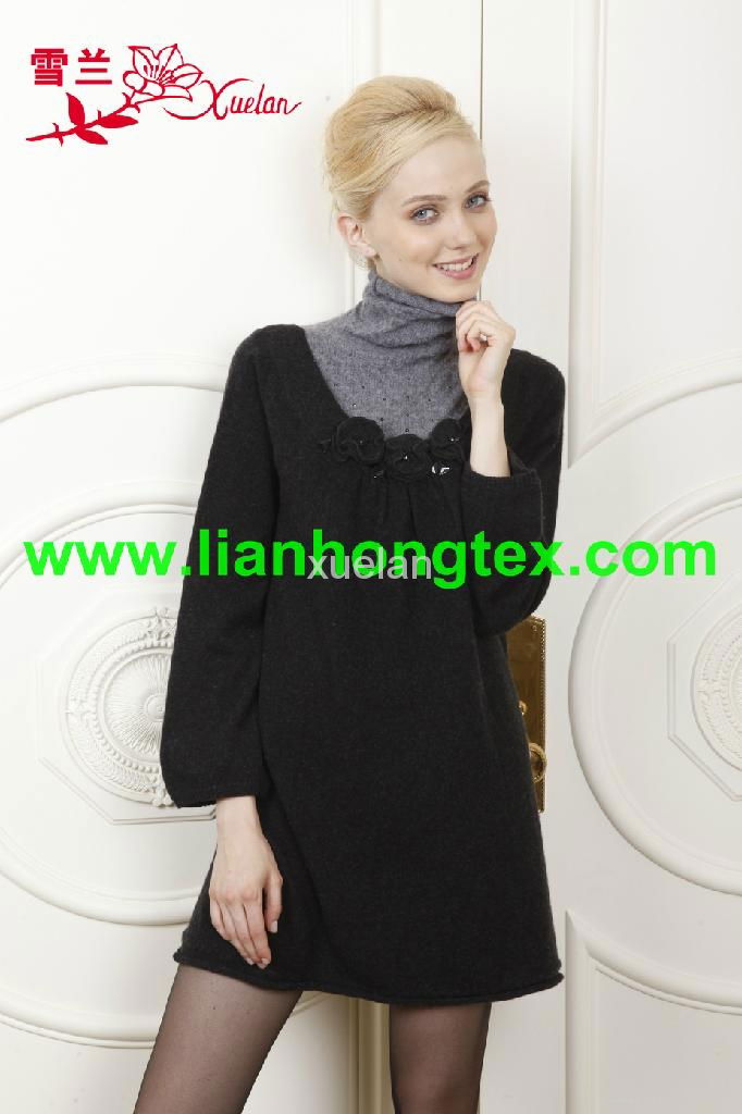 high quality lady woolen sweater 
