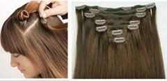  2013 hot sale clip in hair extensions  