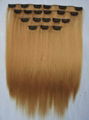  2013 hot sale clip in hair extensions   3
