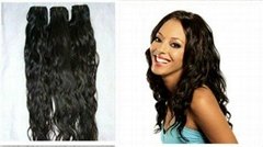 high quality brazilian hair ocean wave hair weft  