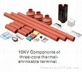 Indoor termination kits/heat shrinkable component 5