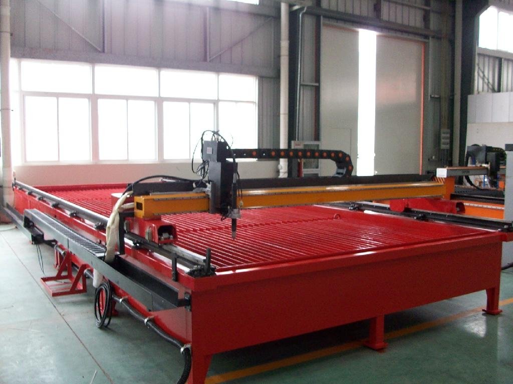 cnc plasma cutting machine table type integrated structure 2