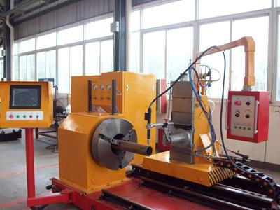 CNC pipe tube profile plasma/flame cutting grooving machine