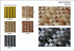 Arch glass mosaic