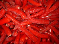 Frozen red chilli