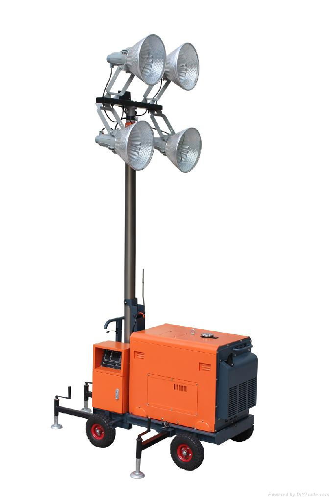 Portable Light Towers with Metal Halide Floodlight 4*400W