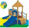Wooden ourdoor playgroundQQ12042-6 2