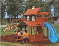 Wooden ourdoor playgroundQQ12042-6 5