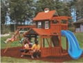 Wooden ourdoor playgroundQQ12042-6 5