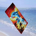 microfiber suede photo printing beach towel  1
