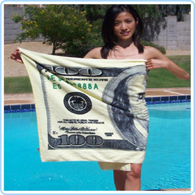 microfiber suede photo printing beach towel  4