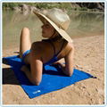 Microfiber suede printed beach towel  5