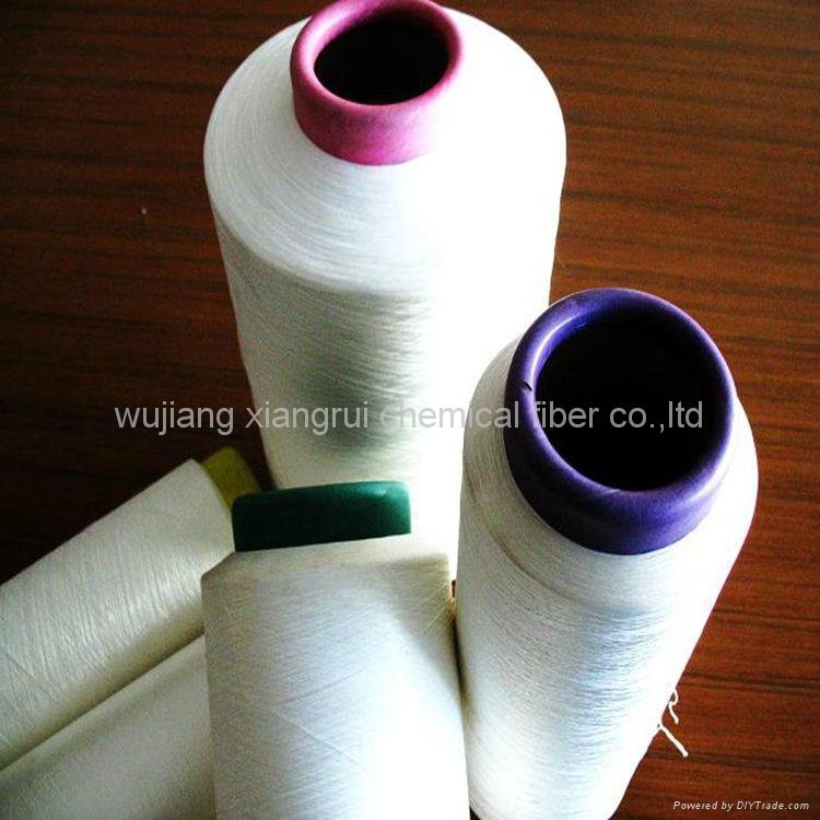 80% polyester 20%polyamide micro fibre yarn DTY 400D/144F 4