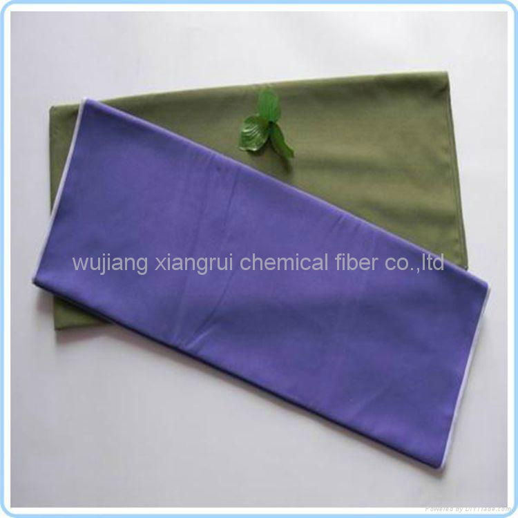 Polyester nylon suede fabric for cleaning cloth