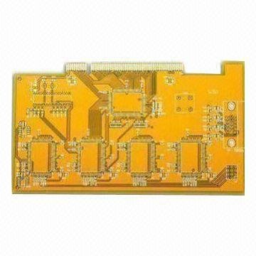 4-layered PCB with HDI, 1oz Copper Thickness, Immersion Gold Surface Finish