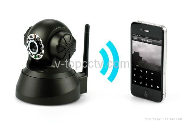 Wifi IP Webcam PTZ Remote Control Mini Camera CCTV (ASW380)