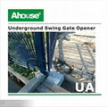 IP67 below ground double swing gate